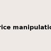 price manipulation是什么意思