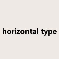 horizontal type是什么意思