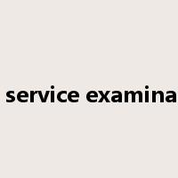 civil service examination是什么意思