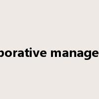 collaborative management是什么意思