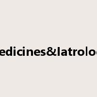 Medicines&Iatrology是什么意思