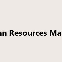 Human Resources Manager是什么意思