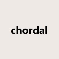 chordal是什么意思