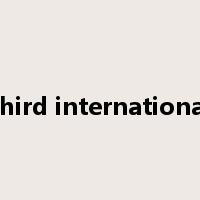 third international是什么意思