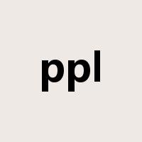 ppl是什么意思