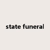 state funeral是什么意思