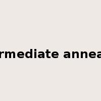intermediate annealing是什么意思