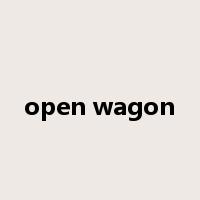 open wagon是什么意思