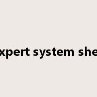 Expert system shell是什么意思