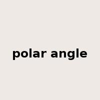 polar angle是什么意思