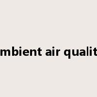 ambient air quality是什么意思