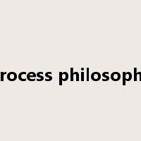 process philosophy是什么意思