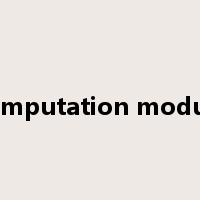 computation module是什么意思