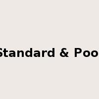 Standard & Poor是什么意思