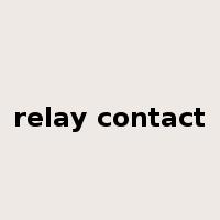 relay contact是什么意思