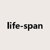 life-span是什么意思