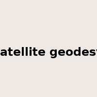 satellite geodesy是什么意思