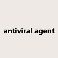 antiviral agent是什么意思