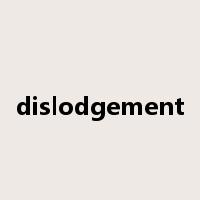 dislodgement是什么意思