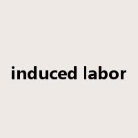 induced labor是什么意思