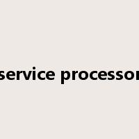 service processor是什么意思