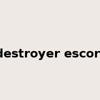 destroyer escort是什么意思