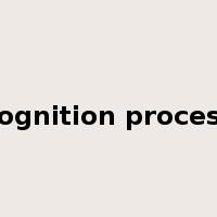 cognition process是什么意思