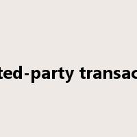 related-party transaction是什么意思
