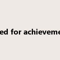 need for achievement是什么意思