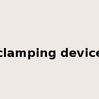 clamping device是什么意思