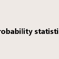 probability statistics是什么意思