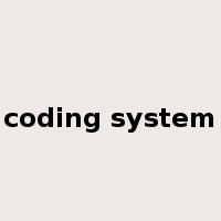 coding system是什么意思