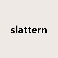 slattern是什么意思