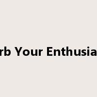 Curb Your Enthusiasm是什么意思