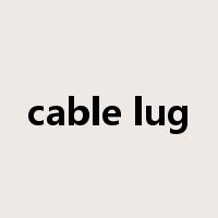cable lug是什么意思
