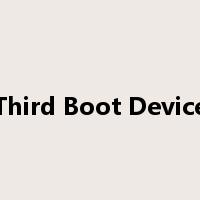 Third Boot Device是什么意思
