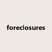 foreclosures是什么意思