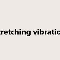 stretching vibration是什么意思