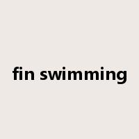 fin swimming是什么意思
