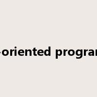 object-oriented programming是什么意思