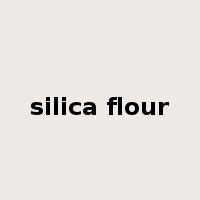 silica flour是什么意思