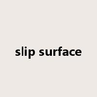slip surface是什么意思
