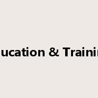 Education & Training是什么意思