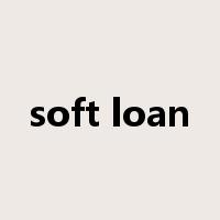 soft loan是什么意思