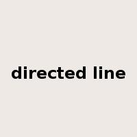 directed line是什么意思