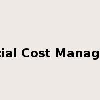 Financial Cost Management是什么意思