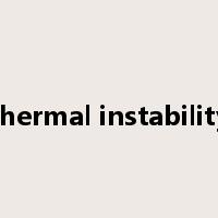 thermal instability是什么意思