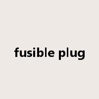 fusible plug是什么意思