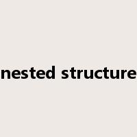 nested structure是什么意思