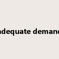 adequate demand是什么意思